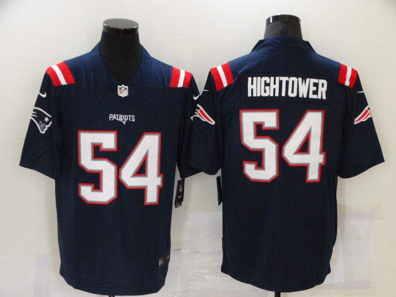 Men New England Patriots #54 Hightower Blue Nike Vapor Untouchable Limited 2021 NFL Jersey->seattle mariners->MLB Jersey